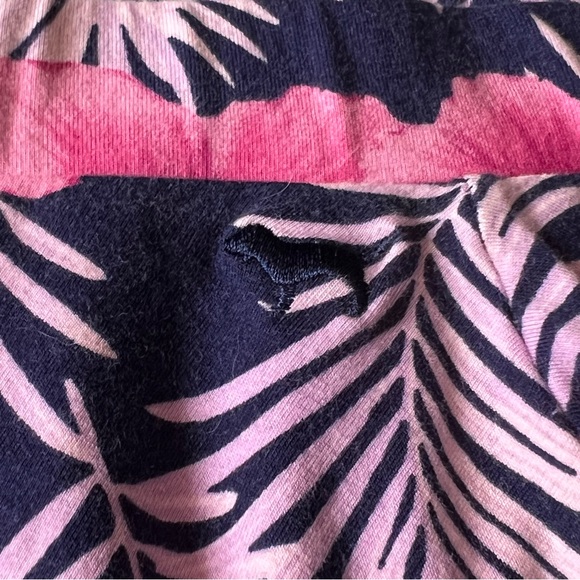 Women’s PINK Victoria's Secret Medium Blue Purple Floral Stretch Mini Skirt NWT - Picture 5 of 6